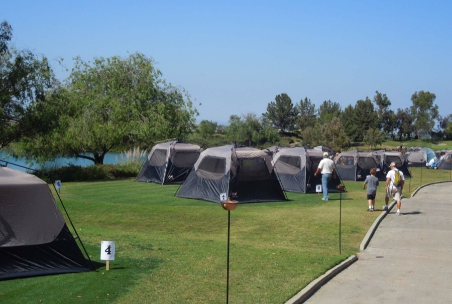 Setup and arrival at the May 2013 Old Ranch Camp Out