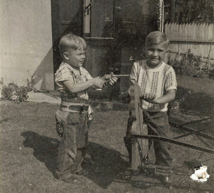 Paul and Tom circa 1949