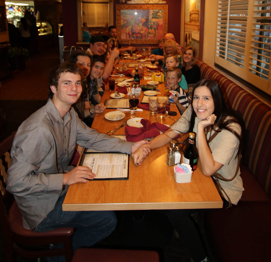 March 5th 2015 Family Dinner at Lascari's Italian Restaurant