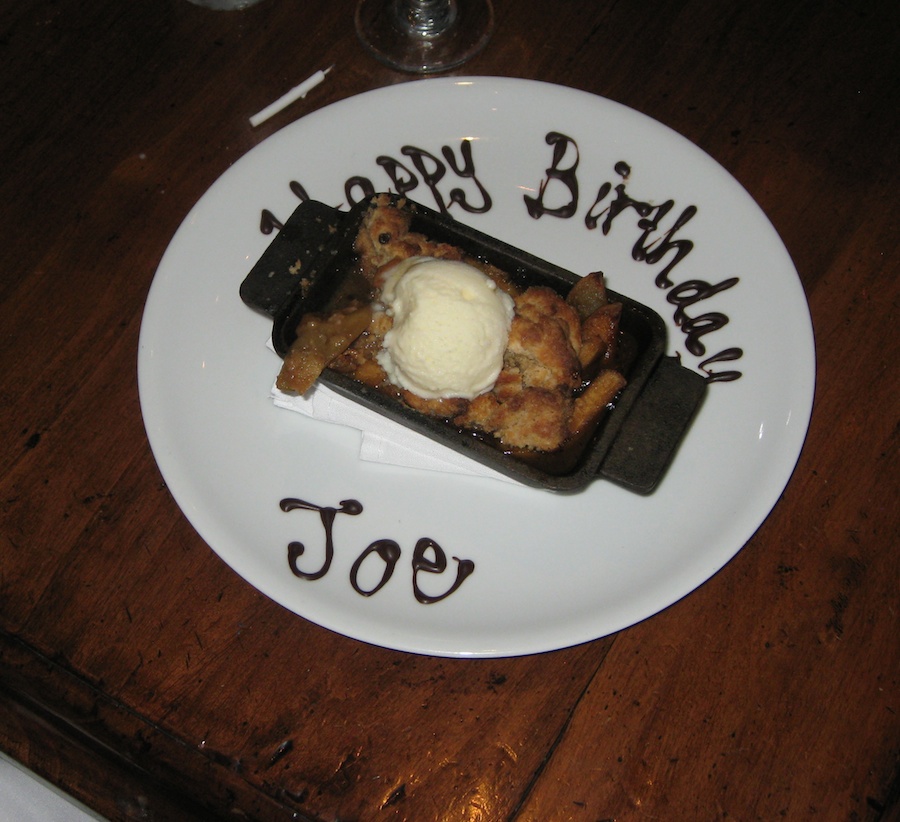 Celebrating Joe's 43rd Birthday at Catal in Downtown Disney