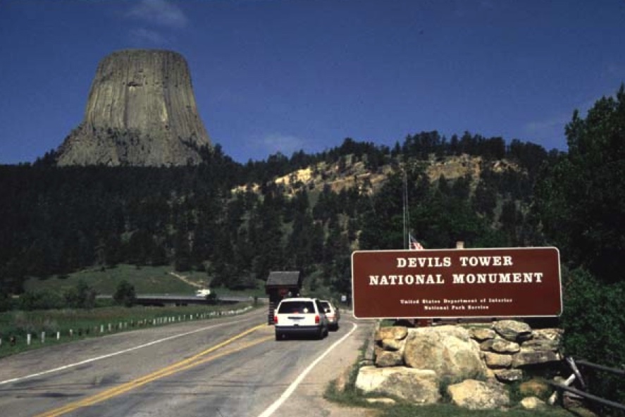 Kathy goes to the Devils Tower May 2015