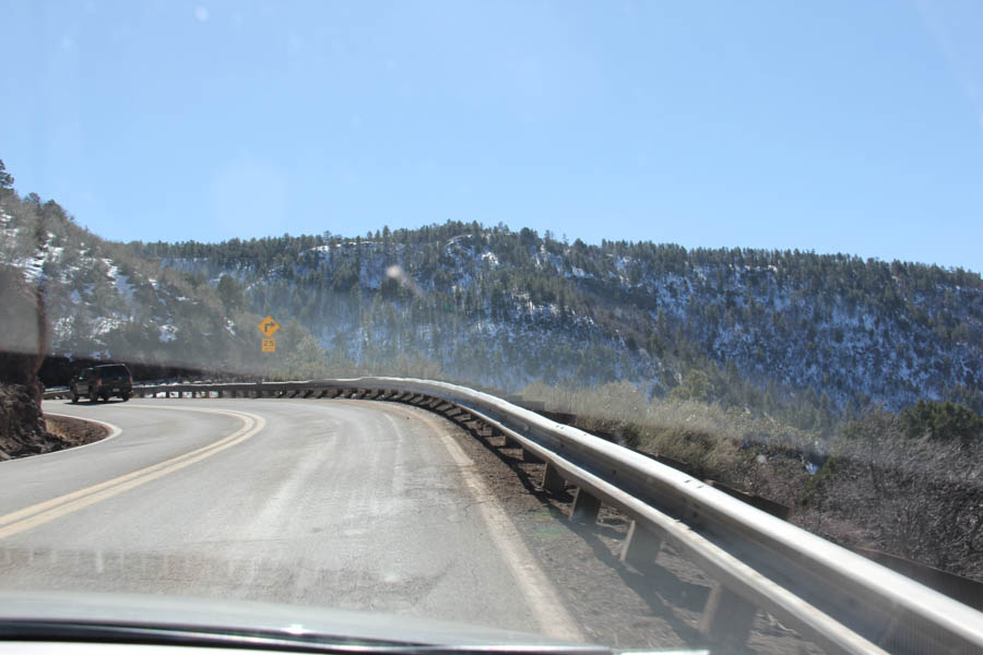 Presscott thru Jerome to Sedona Arizona  2/5/2017