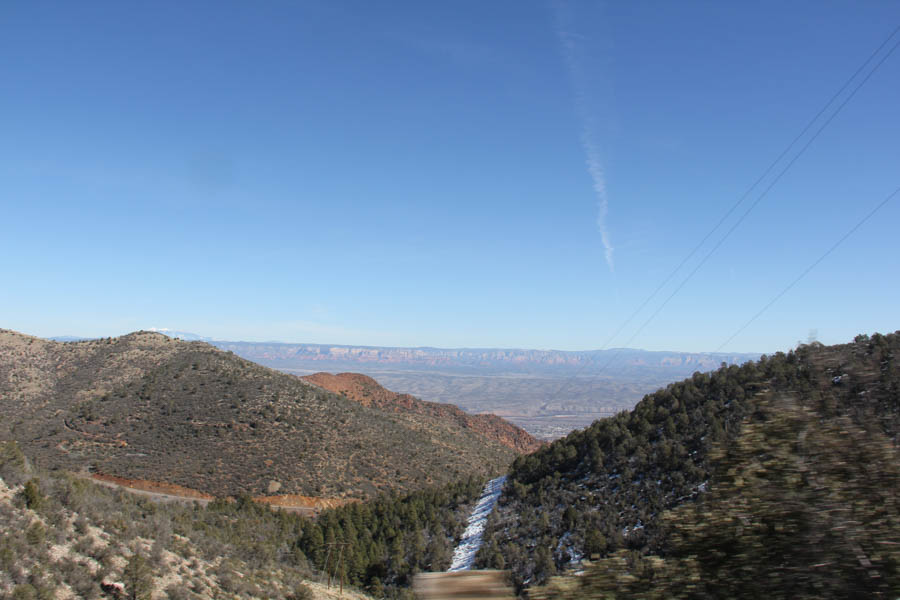 Presscott thru Jerome to Sedona Arizona  2/5/2017