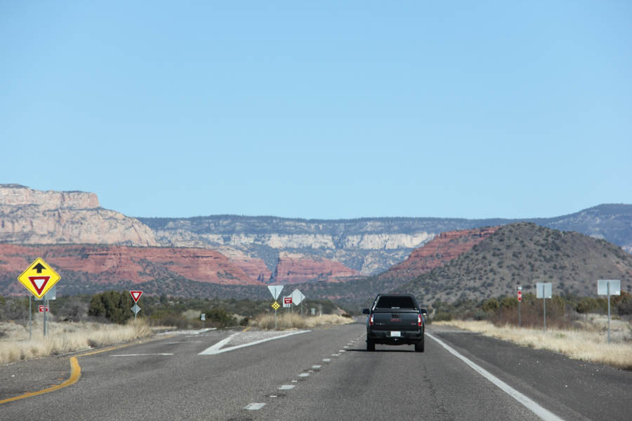 Presscott thru Jerome to Sedona Arizona  2/5/2017