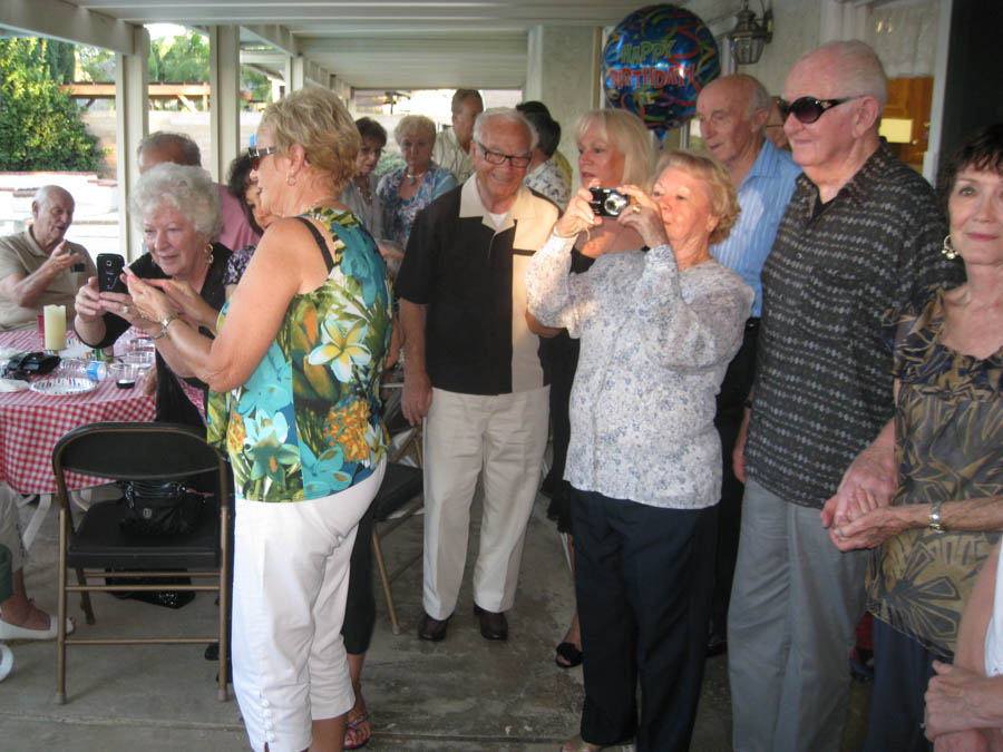 Al Calo's 84th birthday at the Mongells home August 2014