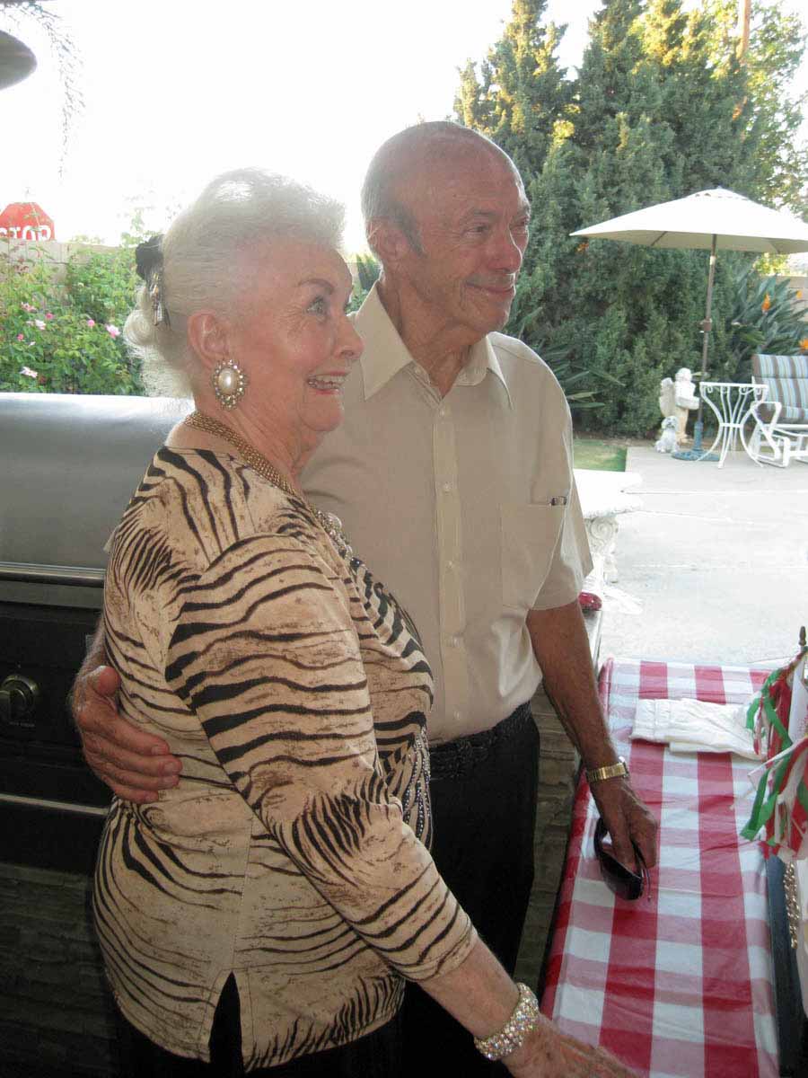 Al Calo's 84th birthday at the Mongells home August 2014