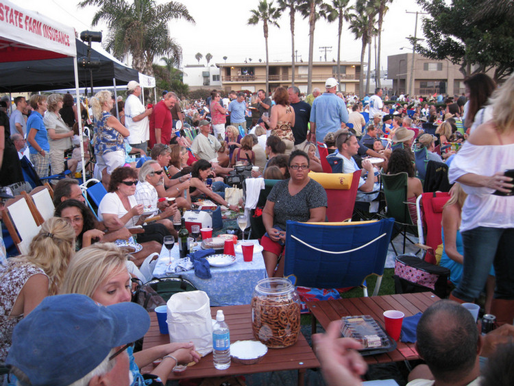 Seal Beach concert with the Elm Stret Band