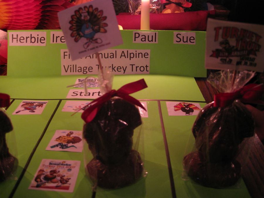 Turkey Trot theme at Alpine Village November 2011