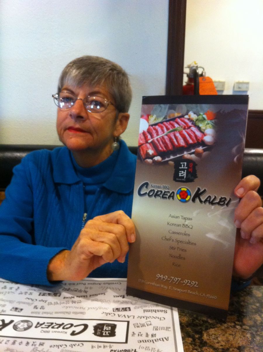 Lunch at the Corean Kalbi Restaurant in Costa Mesa November 21, 2011