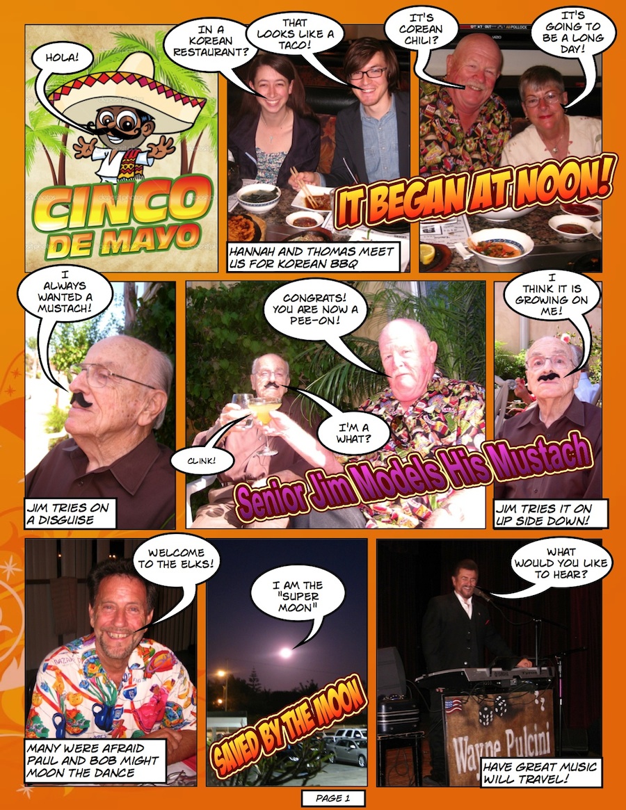 Cinco De Mayo Comics Page 1