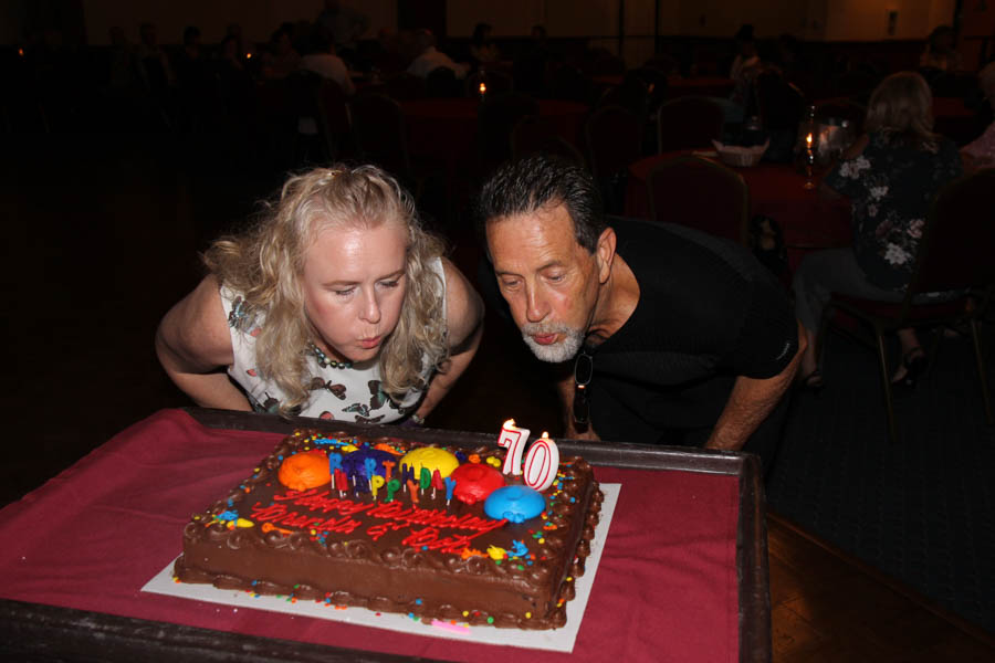 Brenda and Bob celebrate their birthdays August 25th 2016 at the Phoenix Club