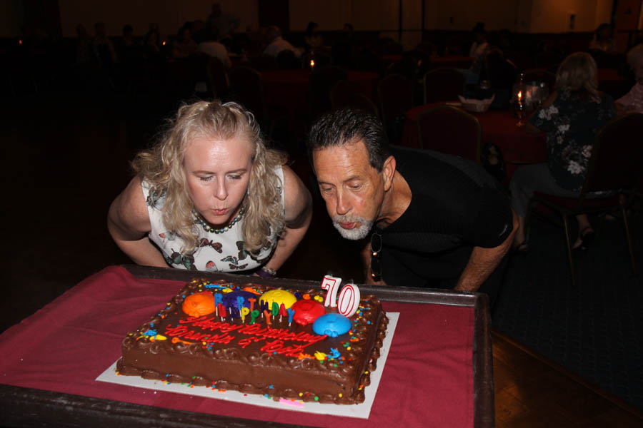 Brenda and Bob celebrate their birthdays August 25th 2016 at the Phoenix Club