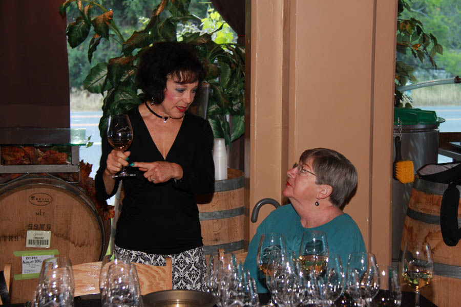 Wine blending at Laguna Canyon Winery