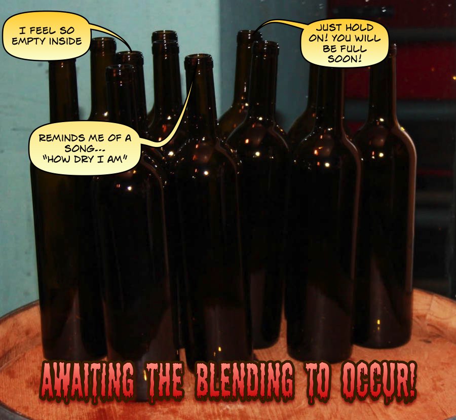 Wine blending at Laguna Canyon Winery
