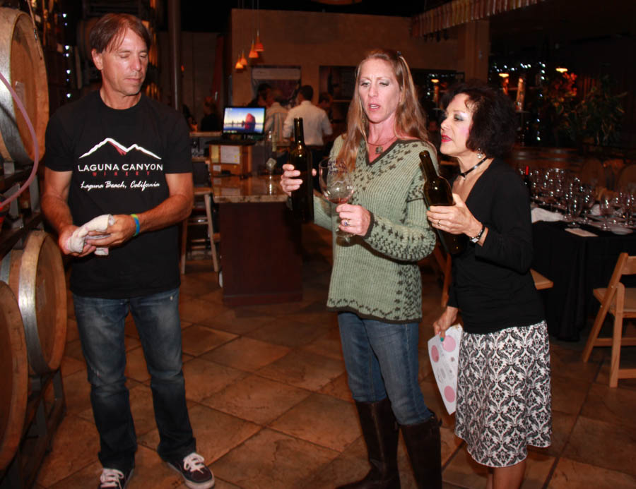 Wine blending at Laguna Canyon Winery