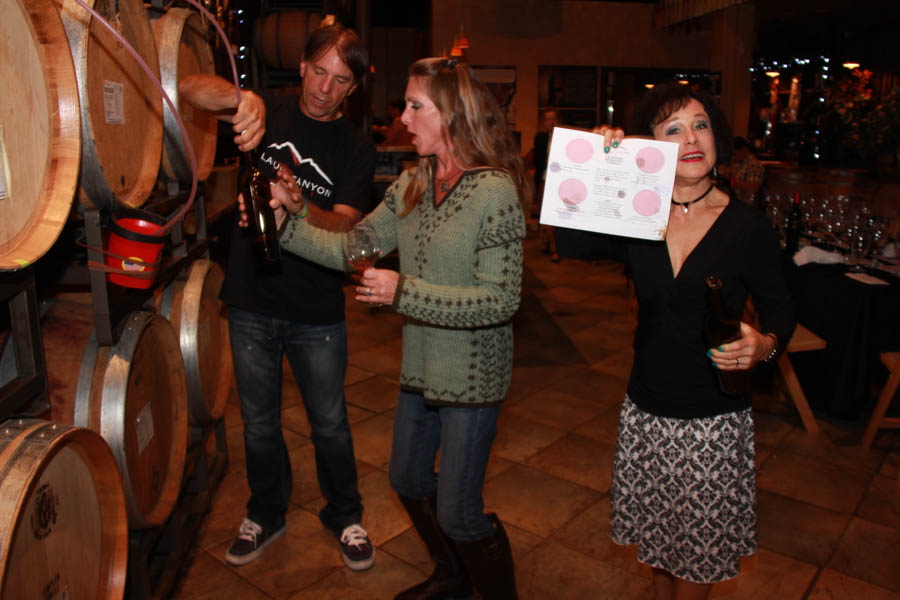 Wine blending at Laguna Canyon Winery