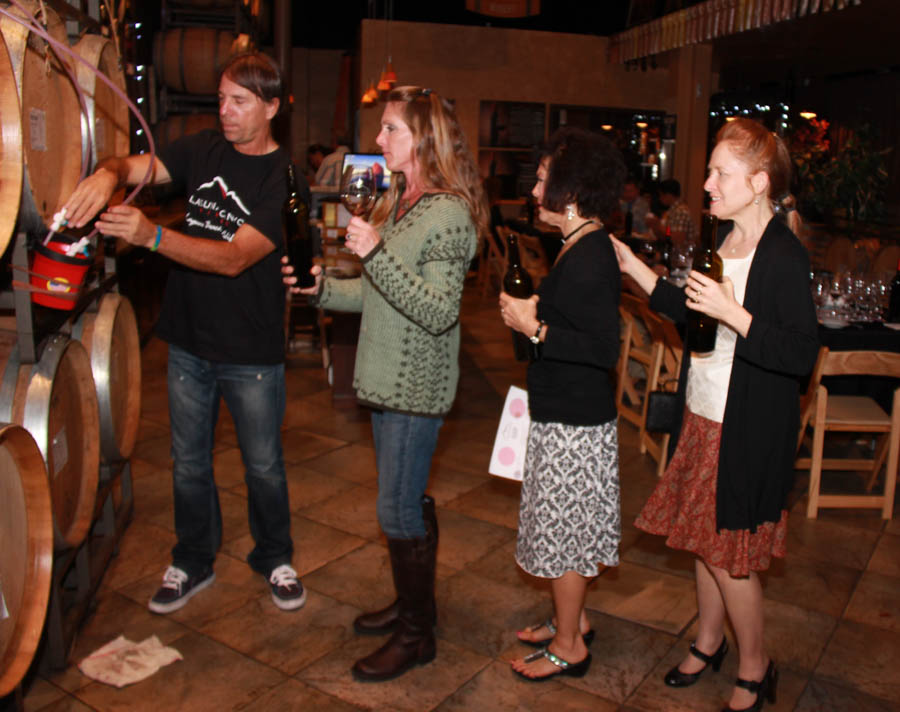 Wine blending at Laguna Canyon Winery