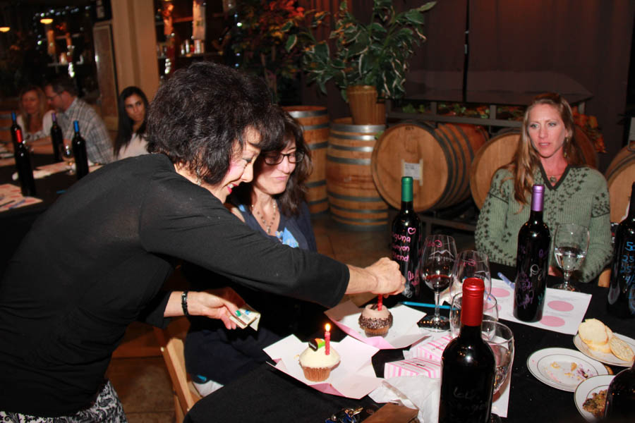 Wine blending at Laguna Canyon Winery