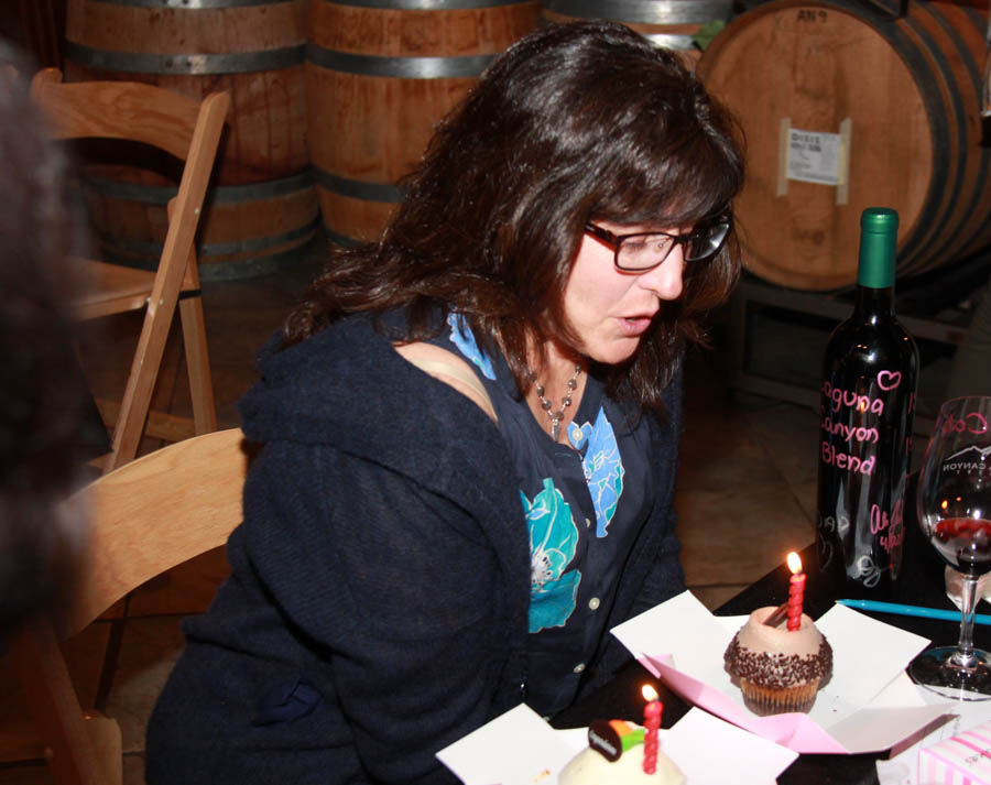 Wine blending at Laguna Canyon Winery