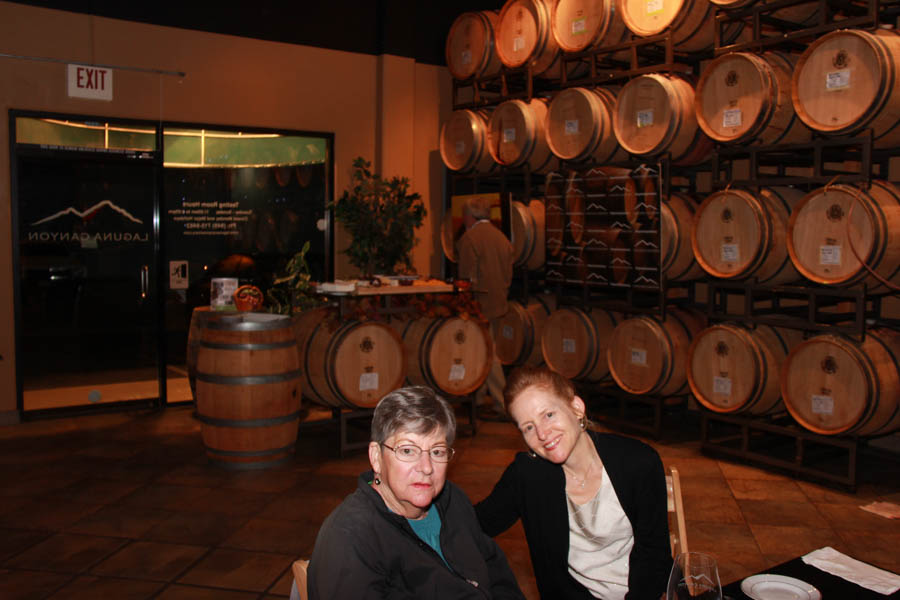 Wine blending at Laguna Canyon Winery