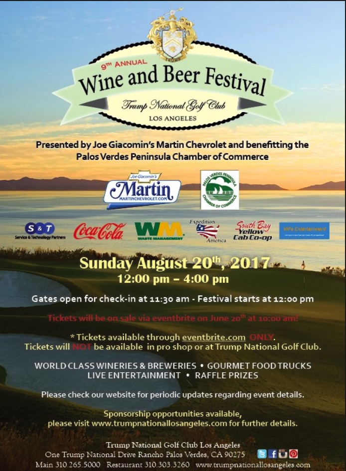 9th Annual Trump Beer & Wine Festival at Trumpt National