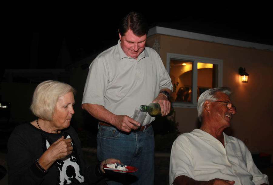 John, Linda, and Shaun celebrate their September 2014 birthdays