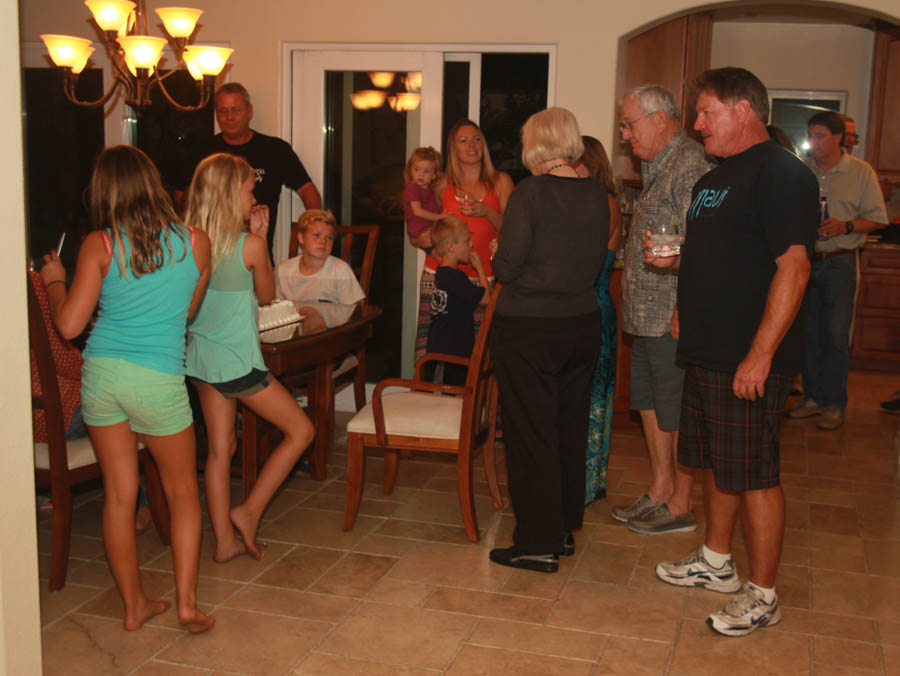 John, Linda, and Shaun celebrate their September 2014 birthdays