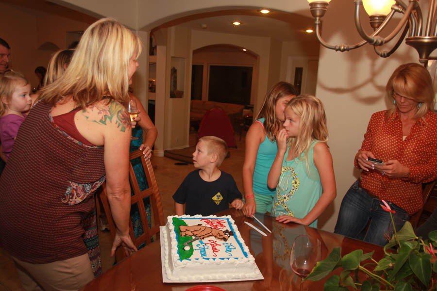 John, Linda, and Shaun celebrate their September 2014 birthdays