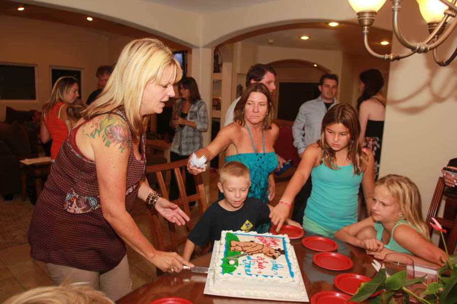 John, Linda, and Shaun celebrate their September 2014 birthdays