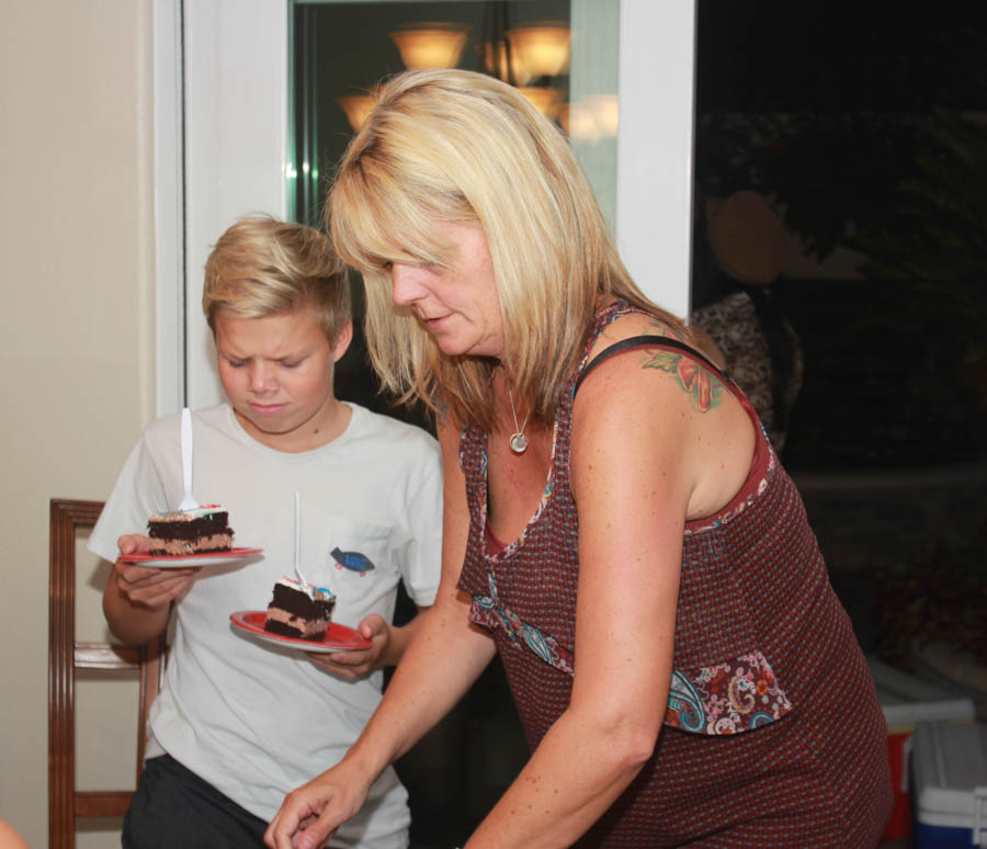 John, Linda, and Shaun celebrate their September 2014 birthdays