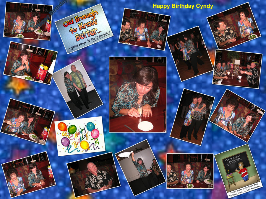 Cyndy's birthday celebration
