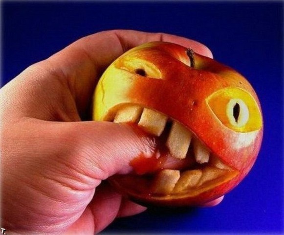 Funny fruits and vegetables