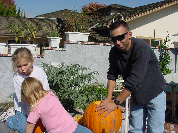 Halloween 2000 Pumpkin Carving