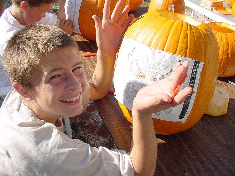 Halloween 2000 Pumpkin Carving