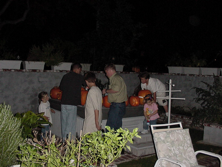 Halloween 2000 Pumpkin Carving