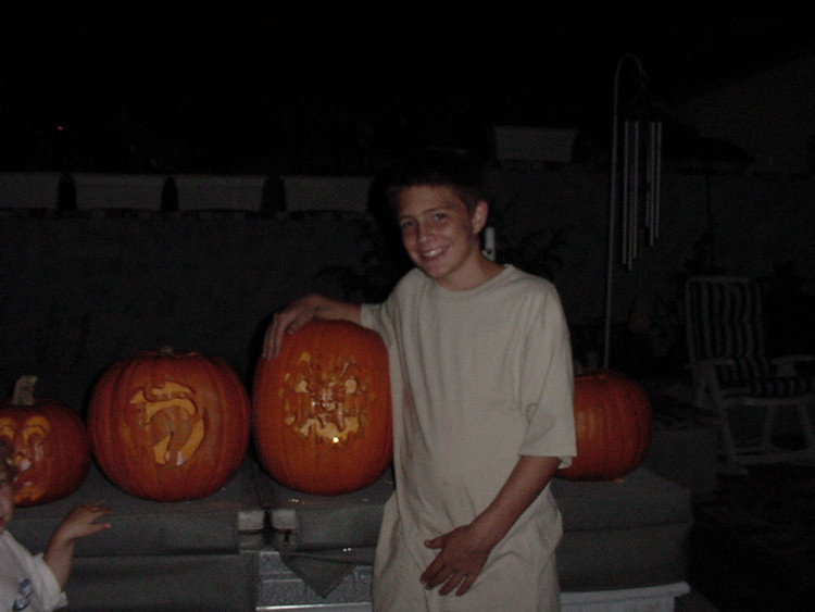 Halloween 2000 Pumpkin Carving