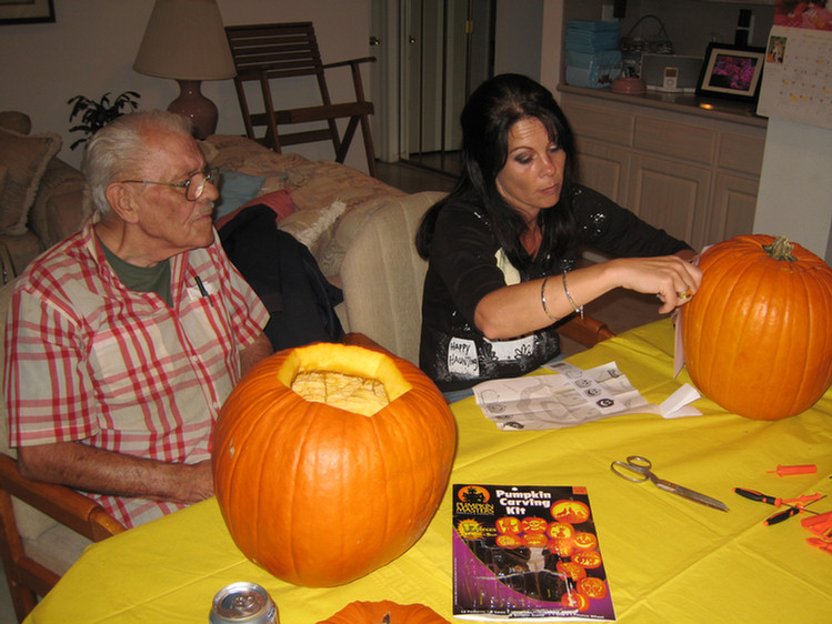 Pumpkin carving 2008