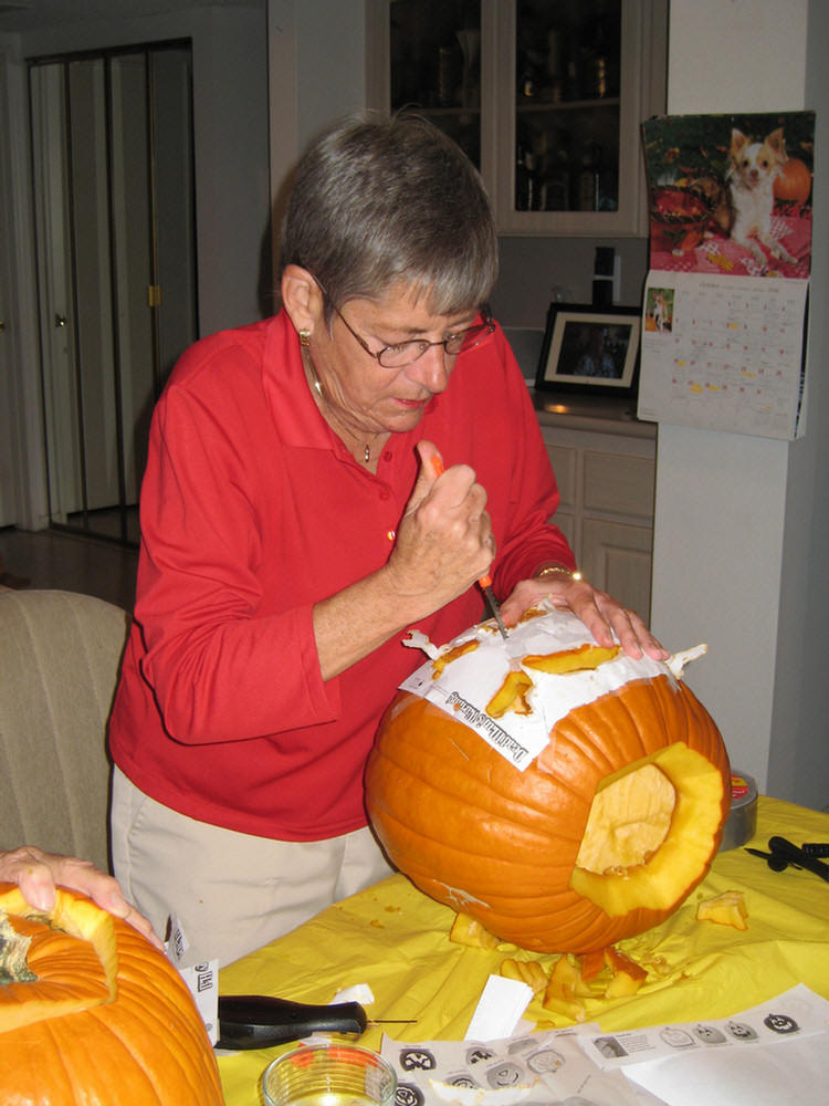 Pumpkin carving 2008