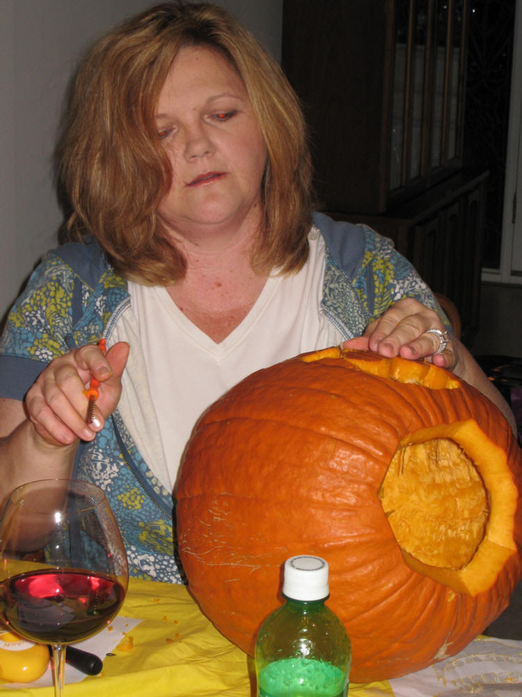 Pumpkin carving 2008