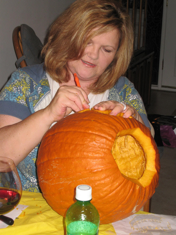 Pumpkin carving 2008