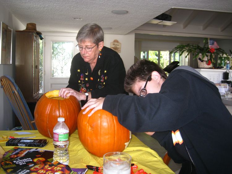Halloween Pumpkin Carving  October 2010