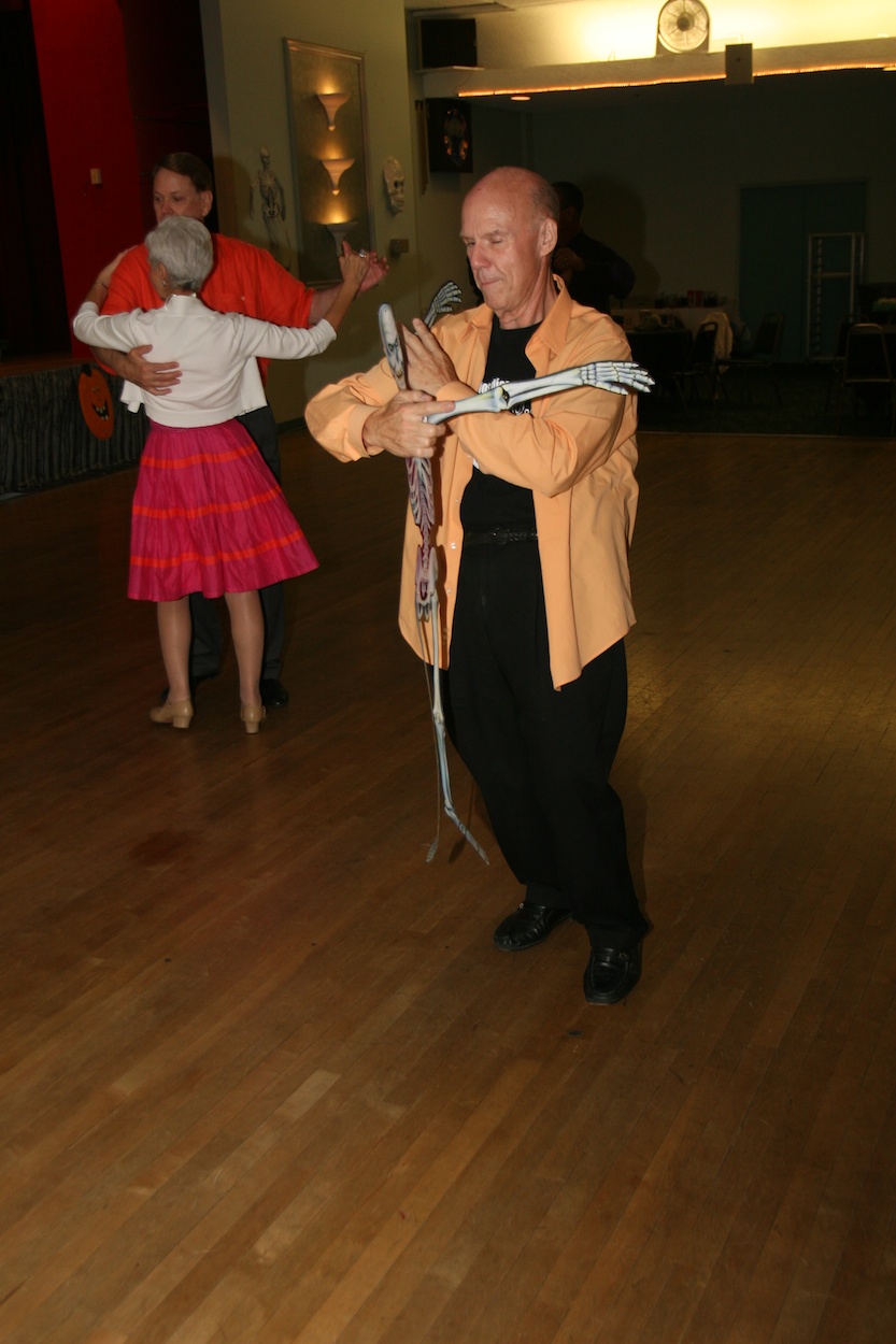 Dancing at tghe Santa Ana Elks Halloween Ball