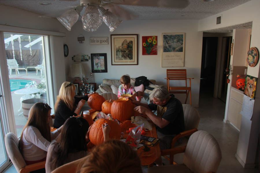 Pumpkin carving October 26th 2014