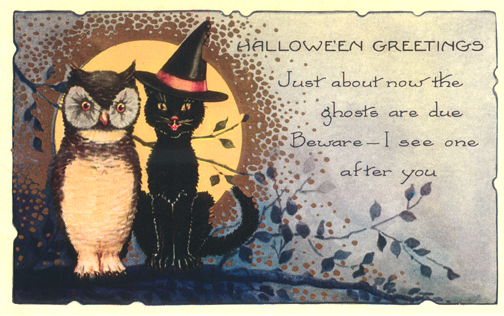 Halloween Cards From The Past