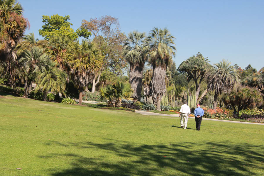 Visitig the Huntington with the Finchs and Greg March 2016