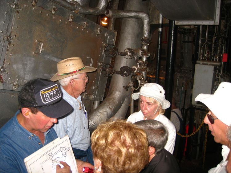 Lane Victory engine room tour