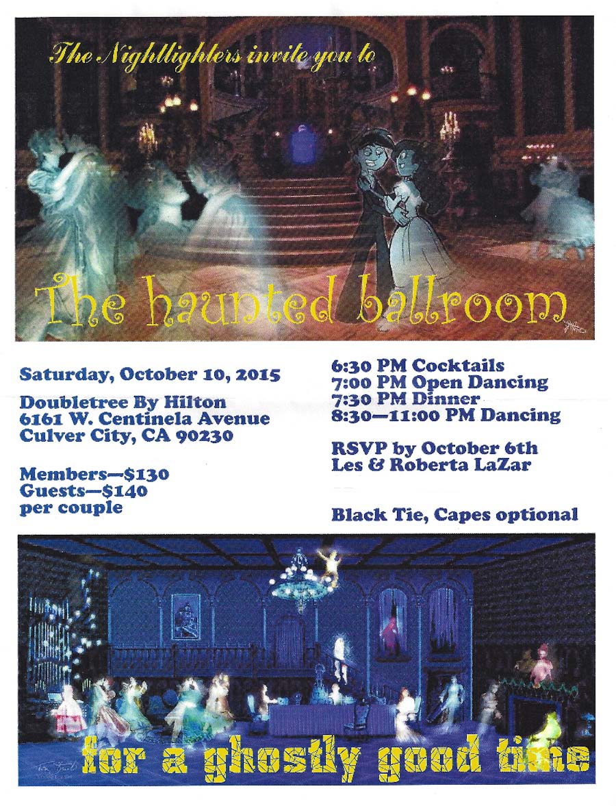 Nightlighters Haunted Ballroom Dance October 10th 2015 