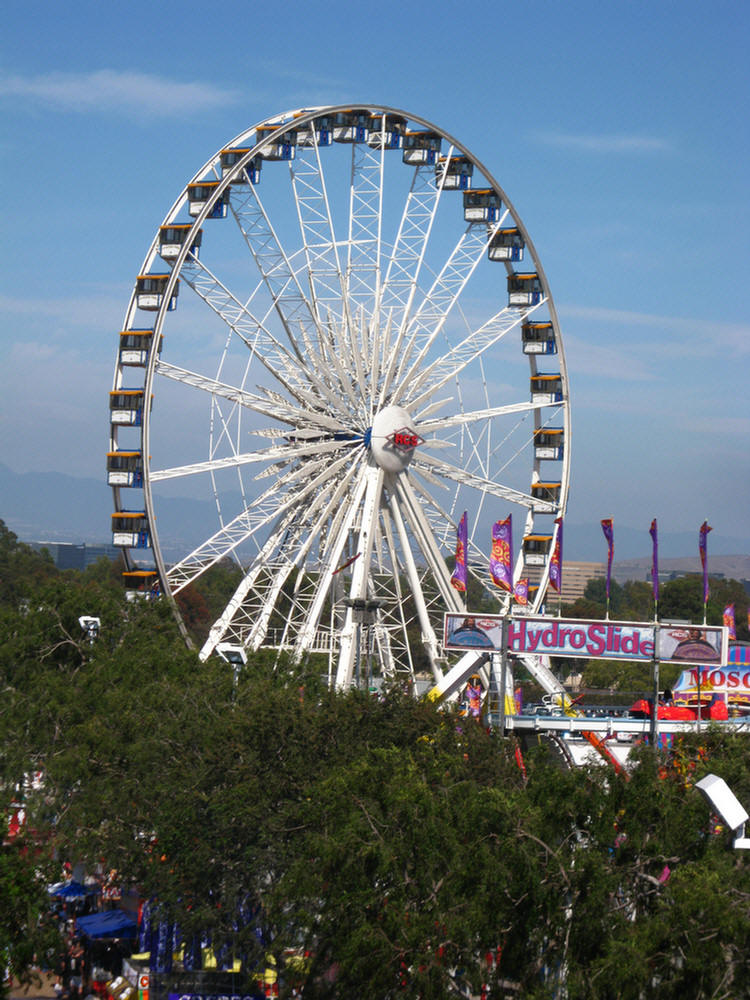 At the fair on opening day