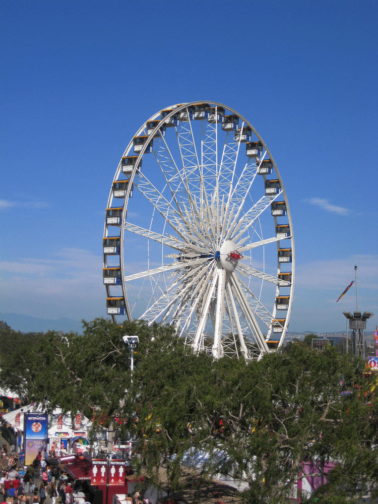 At the fair on opening day