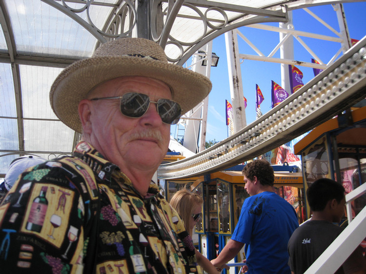 At the fair on opening day